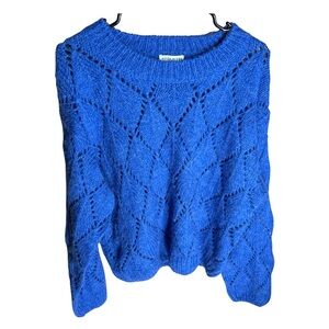 Anthropologie Moon River Periwinkle Knit Sweater  Women’s Large